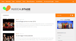 Desktop Screenshot of musicalstage.be