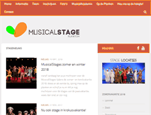 Tablet Screenshot of musicalstage.be